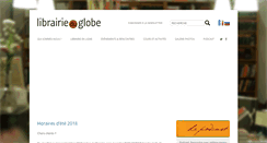 Desktop Screenshot of librairieduglobe.com